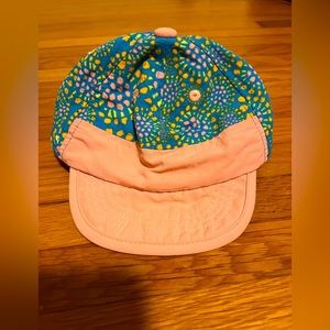 12M girls Patagonia floral hat